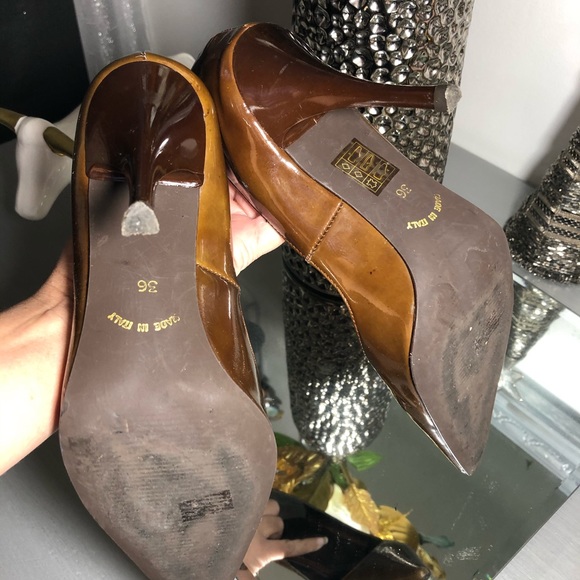 ALDO Brown Pointed Toe Heels Women’s Shoes - Picture 6 of 8